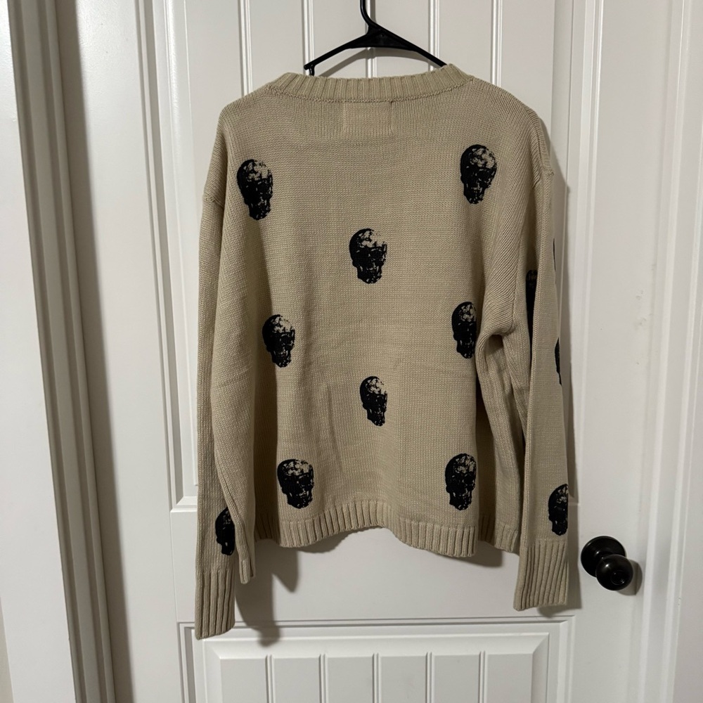 Skeleton Print Sweater - image 5